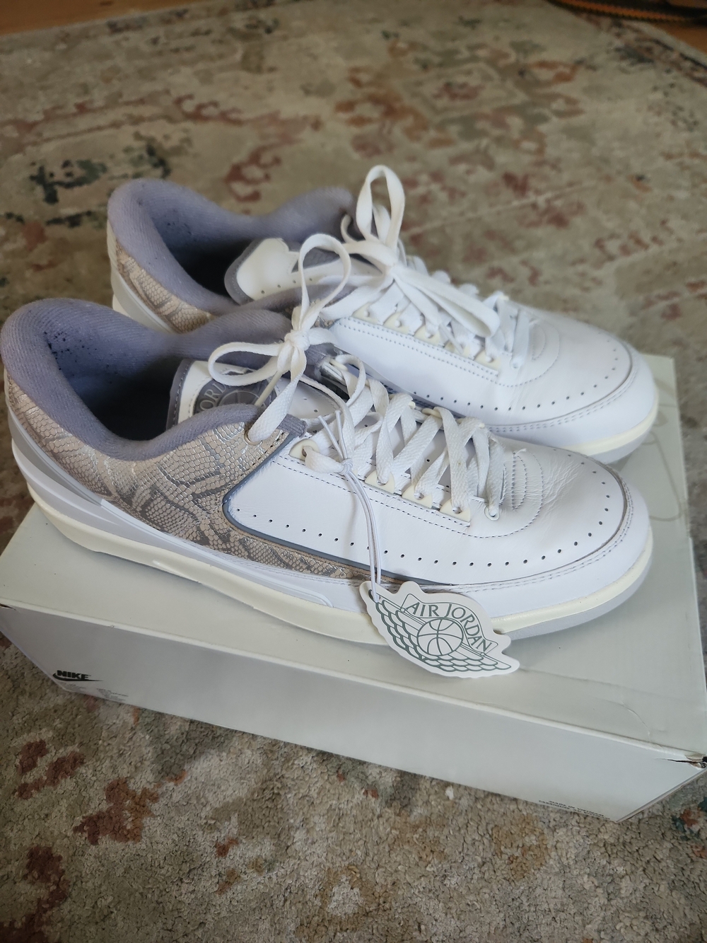Size 14 - Air Jordan 2 Retro Low Python With Box
